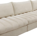 Jacob Cream Velvet Modular Sectional - NY Furniture Direct (NY)