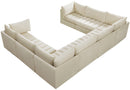 Jacob Cream Velvet Modular Sectional - NY Furniture Direct (NY)
