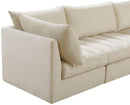 Jacob Cream Velvet Modular Sectional - NY Furniture Direct (NY)