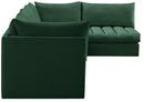 Jacob Green Velvet Modular Sectional - NY Furniture Direct (NY)