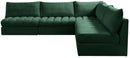 Jacob Green Velvet Modular Sectional - NY Furniture Direct (NY)