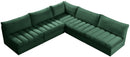 Jacob Green Velvet Modular Sectional - NY Furniture Direct (NY)