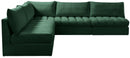 Jacob Green Velvet Modular Sectional - NY Furniture Direct (NY)