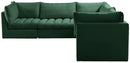 Jacob Green Velvet Modular Sectional - NY Furniture Direct (NY)