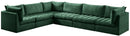 Jacob Green Velvet Modular Sectional - NY Furniture Direct (NY)