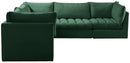Jacob Green Velvet Modular Sectional - NY Furniture Direct (NY)