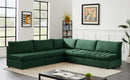Jacob Green Velvet Modular Sectional - NY Furniture Direct (NY)