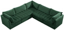 Jacob Green Velvet Modular Sectional - NY Furniture Direct (NY)
