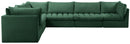 Jacob Green Velvet Modular Sectional - NY Furniture Direct (NY)