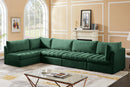Jacob Green Velvet Modular Sectional - NY Furniture Direct (NY)