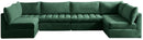 Jacob Green Velvet Modular Sectional - NY Furniture Direct (NY)