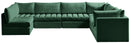 Jacob Green Velvet Modular Sectional - NY Furniture Direct (NY)