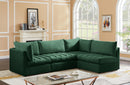Jacob Green Velvet Modular Sectional - NY Furniture Direct (NY)