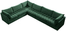 Jacob Green Velvet Modular Sectional - NY Furniture Direct (NY)