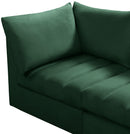 Jacob Green Velvet Modular Sectional - NY Furniture Direct (NY)
