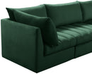 Jacob Green Velvet Modular Sectional - NY Furniture Direct (NY)