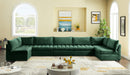 Jacob Green Velvet Modular Sectional - NY Furniture Direct (NY)