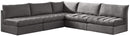 Jacob Grey Velvet Modular Sectional - NY Furniture Direct (NY)
