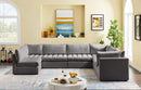 Jacob Grey Velvet Modular Sectional - NY Furniture Direct (NY)