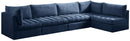 Jacob Navy Velvet Modular Sectional - NY Furniture Direct (NY)