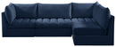 Jacob Navy Velvet Modular Sectional - NY Furniture Direct (NY)
