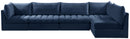 Jacob Navy Velvet Modular Sectional - NY Furniture Direct (NY)