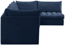 Jacob Navy Velvet Modular Sectional - NY Furniture Direct (NY)