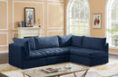 Jacob Navy Velvet Modular Sectional - NY Furniture Direct (NY)