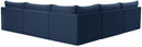 Jacob Navy Velvet Modular Sectional - NY Furniture Direct (NY)