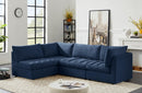 Jacob Navy Velvet Modular Sectional - NY Furniture Direct (NY)