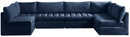 Jacob Navy Velvet Modular Sectional - NY Furniture Direct (NY)