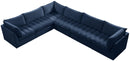 Jacob Navy Velvet Modular Sectional - NY Furniture Direct (NY)