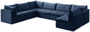 Jacob Navy Velvet Modular Sectional - NY Furniture Direct (NY)