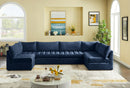 Jacob Navy Velvet Modular Sectional - NY Furniture Direct (NY)