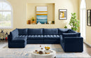 Jacob Navy Velvet Modular Sectional - NY Furniture Direct (NY)