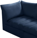 Jacob Navy Velvet Modular Sectional - NY Furniture Direct (NY)