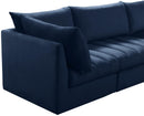 Jacob Navy Velvet Modular Sectional - NY Furniture Direct (NY)