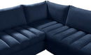 Jacob Navy Velvet Modular Sectional - NY Furniture Direct (NY)