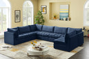 Jacob Navy Velvet Modular Sectional - NY Furniture Direct (NY)