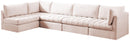 Jacob Pink Velvet Modular Sectional - NY Furniture Direct (NY)