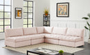 Jacob Pink Velvet Modular Sectional - NY Furniture Direct (NY)