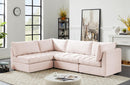 Jacob Pink Velvet Modular Sectional - NY Furniture Direct (NY)