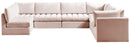 Jacob Pink Velvet Modular Sectional - NY Furniture Direct (NY)