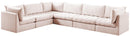 Jacob Pink Velvet Modular Sectional - NY Furniture Direct (NY)
