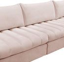 Jacob Pink Velvet Modular Sectional - NY Furniture Direct (NY)