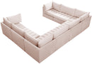 Jacob Pink Velvet Modular Sectional - NY Furniture Direct (NY)