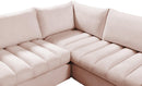 Jacob Pink Velvet Modular Sectional - NY Furniture Direct (NY)