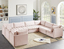 Jacob Pink Velvet Modular Sectional - NY Furniture Direct (NY)