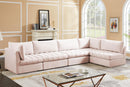 Jacob Pink Velvet Modular Sectional - NY Furniture Direct (NY)