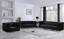 Michelle Black Velvet Sofa - NY Furniture Direct (NY)